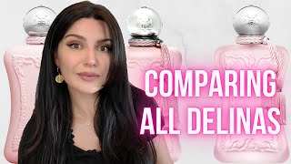 PARFUMS DE MARLY DELINA VS DELINA LA ROSEE VS DELINA EXCLUSIFWHICH TO BUY [upl. by Fernanda]