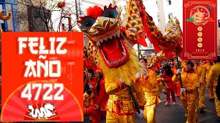 AÑO NUEVO CHINO 4722 año 2024 en Occidente explicación Desfile Año Nuevo Chino en Madrid 2017 [upl. by Rosmarin]