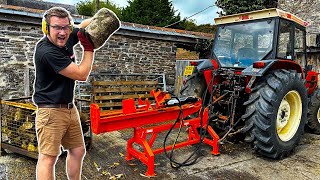 Is The Rock Venom 25T The Best Tractor Log Splitter You Can Buy [upl. by Annaehr535]