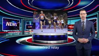 Femke Bol shines in 4x400 mixed relay overtakes US to secure Olympic gold for Netherlands [upl. by Earlene]