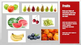 First Grade Nutrition Lesson 1 Food Groups [upl. by Perkin115]