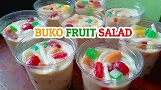 Buko Fruit Salad  Buko Fruit Salad Filipino Style  Filipino Buko fruit Salad Recipe [upl. by Rudy56]