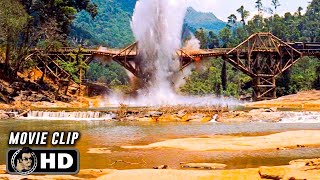 Explosion Scene  THE BRIDGE ON THE RIVER KWAI 1957 Movie CLIP HD [upl. by Nynahs]