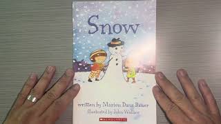 Snow by Marion Dane Bauer is a read aloud about snow for kids [upl. by Allesor]