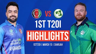 FULL HIGHLIGHTS  Afghanistan vs Ireland  1st T20I  Ireland Tour of Afghanistan 2024  ACB [upl. by Guimar]