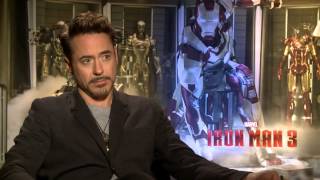 Big Fun Movies  Iron Man 3 Robert Downey Jr Interview [upl. by Ganny580]