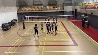 CWOSSA semi finals St Benedict’s vs Owen Sound set 1 [upl. by Brinna]