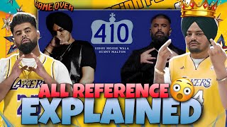 410 Sidhu Moose Wala Song All Replies amp Reference Explained ft Sunny Malton [upl. by Fahey983]