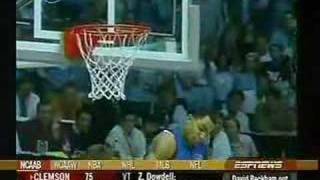 Tyler Hansbrough Hit By Gerald Henderson [upl. by Stepha]