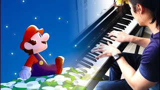 SUPER MARIO GALAXY  Gusty Garden Galaxy SoftEmotional Piano Version  Sheet Music [upl. by Vil]