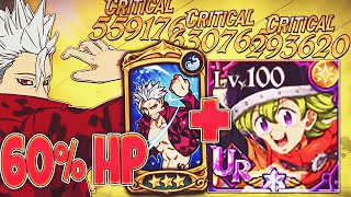 60 HP PURGATORY BAN IS BACK WITH LIGHT PERCIVAL  Seven Deadly Sins Grand Cross [upl. by Emmie]