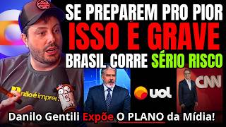 DANILO GENTILI EXPÕE SITUAÇÃO GRAVE DA IMPRENSA NO BRASIL E COMO ISSO AFETA A POLÍTICA [upl. by Nwavahs]