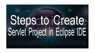 how to create servlet in Eclipse [upl. by Zacek]