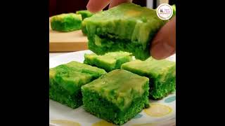 Pandan Cheesecake Bars Shorts  Sweet reTreat [upl. by Anaeg]