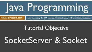 Learn Java Programming  SocketServer and Socket Class Introduction [upl. by Ailimaj]