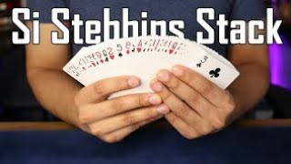 si stebbins stack ACAAN card trick tutorial [upl. by Felicie]