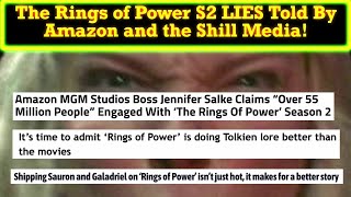 Amazon And The Shill Media Run Cover For Rings Of Power S2 With Confusing LIES And Degeneracy [upl. by Sulecram]