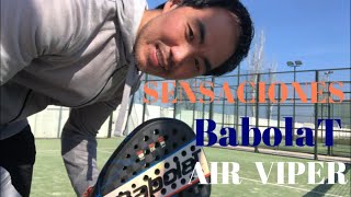 Análisis BABOLAT AIR VIPER 2021 y sensaciones en pista [upl. by Ainerbas]