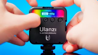 20 Pocket RGB Ulanzi VL49 Light Review [upl. by Assyle]