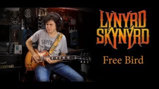 Lynyrd Skynyrd  Free Bird Solo by Andrei Cerbu  The Iron Cross [upl. by Reseta421]