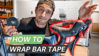 How To Wrap Handlebars On A Roadbike  Easy amp Quickly [upl. by Erleena]