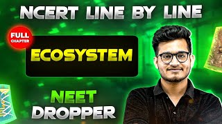 Ecosystem FULL CHAPTER  NCERT Class 12th Botany  Chapter 18  Yakeen NEET [upl. by Jeane651]