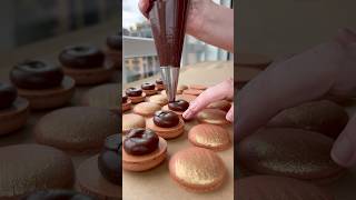 Spiced Coffee Ganache Macarons 👩🏻‍🍳 NEW MEMBER TUTORIAL [upl. by Erleena126]