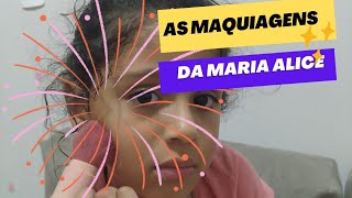 Maria Alice mostra as suas Maquiagens [upl. by Caddaric]