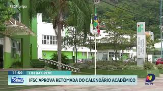 Fim da greve no IFSC calendário acadêmico será retomado [upl. by Nodnelg]