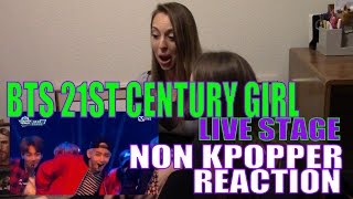 Non Kpopper Marathon Part 1 BTS 21st Century Girl Live Stage Reaction [upl. by Hinson]