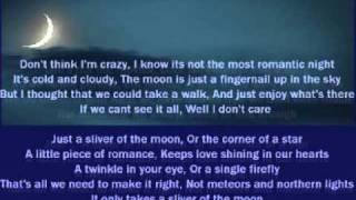 Skip Ewing  Sliver Of The Moon   lyrics 1997 [upl. by Egedan]