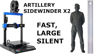 Artillery Sidewinder X2 3D Printer  Massive Build Volume  Ultra Fast  Silent [upl. by Gauldin]