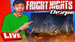 LIVE  Big THORPE PARK Fright Nights Announcement [upl. by Maura]