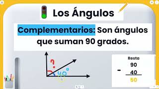 👨‍🏫👨‍🏫 Ángulos Complementarios y Suplementarios ¡Súper Fácil [upl. by Danelle]