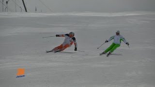 Corso di sci  Check Point 042014  Basta Bacino [upl. by Sirrad]