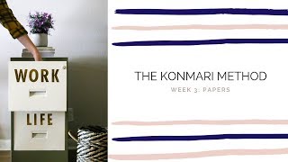 THE KONMARI METHOD PAPERS  How to Organize and Declutter Your Papers [upl. by Sibelle]