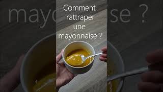 Comment réussir sa mayonnaise à coup sûr  Comment rattraper une mayonnaise [upl. by Nimrahc949]