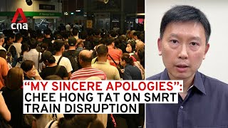 Singapore Transport Minister Chee Hong Tat apologises for MRT train disruptions [upl. by Krilov]