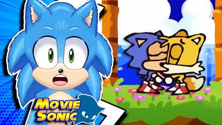 Movie Sonic Reacts to The Ultimate “Sonic The Hedgehog” Recap Cartoon [upl. by Brandise]