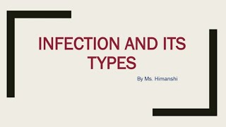 Infection and its types [upl. by Norabal]