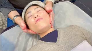 Démonstration Massage kobido du visage par BriceAvon réalisé au Japon [upl. by Oirretna]