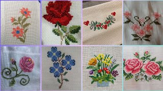 Gorgeous cross stitch patterns countable embroidery charsutikarhailatest dosuti design ideas2024 [upl. by Eidlog934]