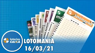 Resultado da Lotomania  Concurso nº 2161  16032021 [upl. by Tarrel]