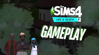 The Sims 4  Life and Death Livestream Recap  Part 1 of the Gameplay [upl. by Saqaw]