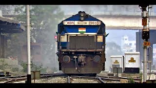 DIESEL Trains at SASVAD Road PUNE on a fine Afternoon  Indian Railways [upl. by Mindy175]