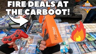 FIRE Deals At The Carboot Video Game Hunting  My Local Car Boot Sale [upl. by Vanhomrigh]