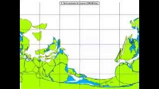 Scotese Animation Breakup of Rodinia amp Formation of Pacific Ocean [upl. by Arbmat]