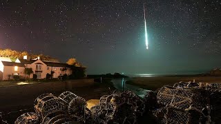 Impresionantes imágenes de la entrada de un meteorito en la atmósfera [upl. by Ashla]