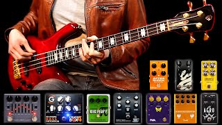 BASS PEDALS  Light Overdrive to Brutal Distortion [upl. by Ellehcirt343]