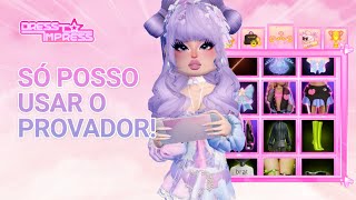 Jogando DRESS TO IMPRESS mas eu NÃO POSSO SAIR DO PROVADOR [upl. by Phaedra183]